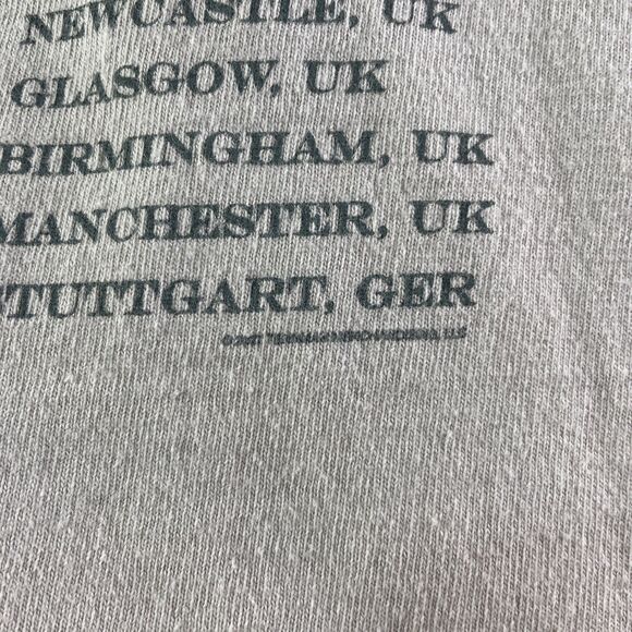 Justin Timberlake Shirt Mens Small Gray Orange 2007 Future Sex Love Show Tour - Picture 8 of 10